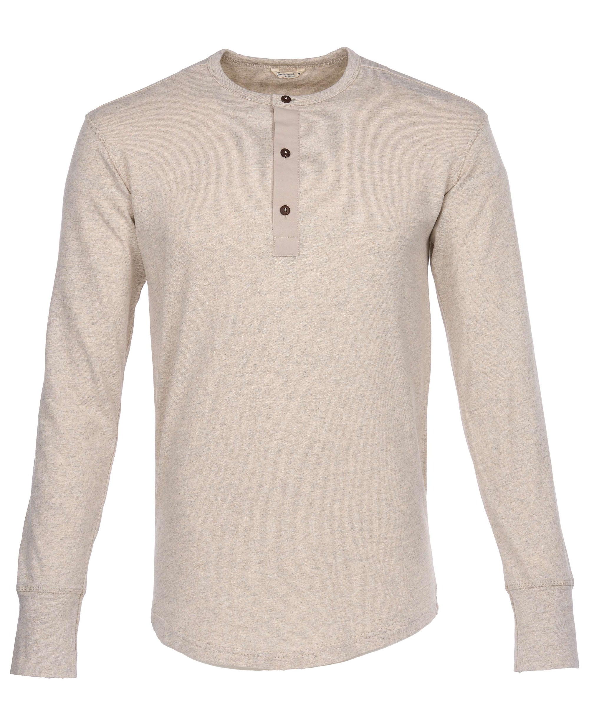 Pike Brothers 1927 Henley Shirt - Ecru - Salt Flats Clothing