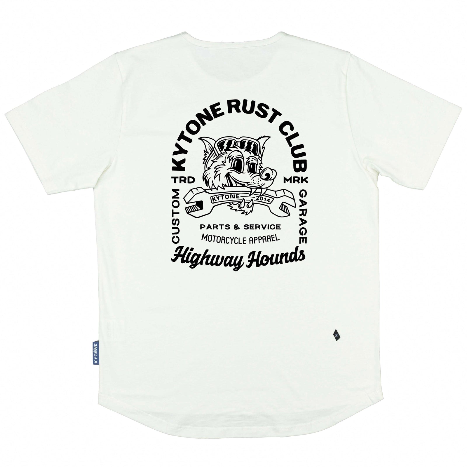 Kytone Highway Hound Men's T'Shirt - Ecru - Salt Flats Clothing