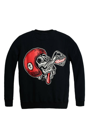 Pando Moto John Skull 01 Sweatshirt - Salt Flats Clothing