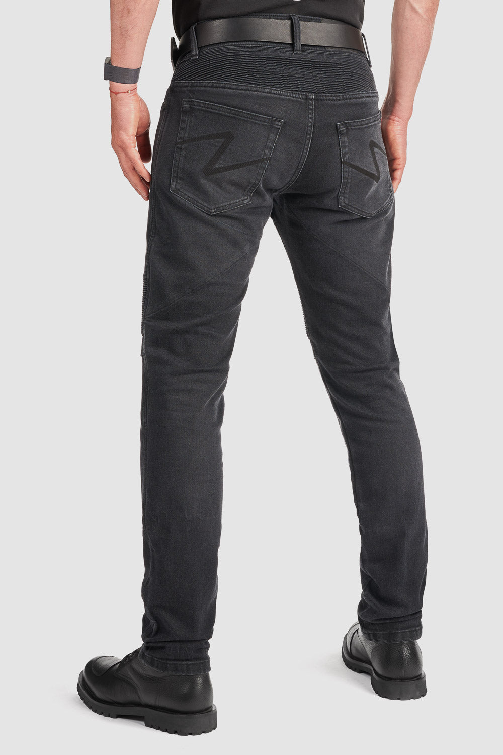Pando Moto Karl Devil AAA Men's Slim Jean - Black - Salt Flats Clothing