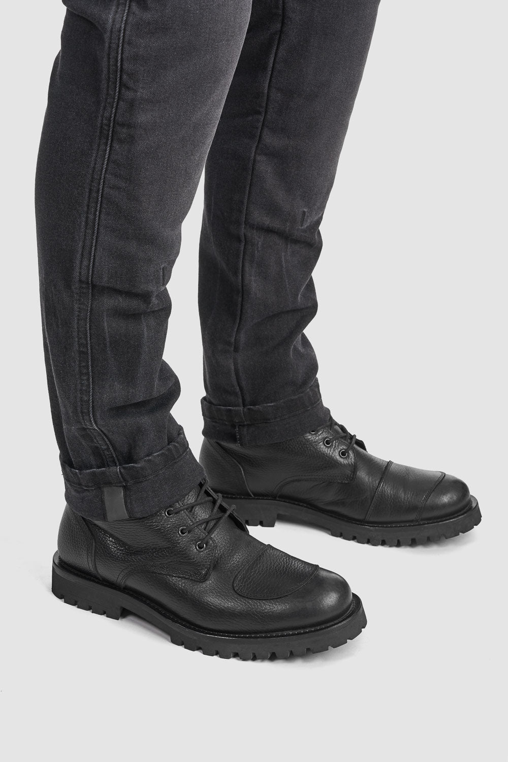 Pando Moto Karl Devil AAA Men's Slim Jean - Black - Salt Flats Clothing