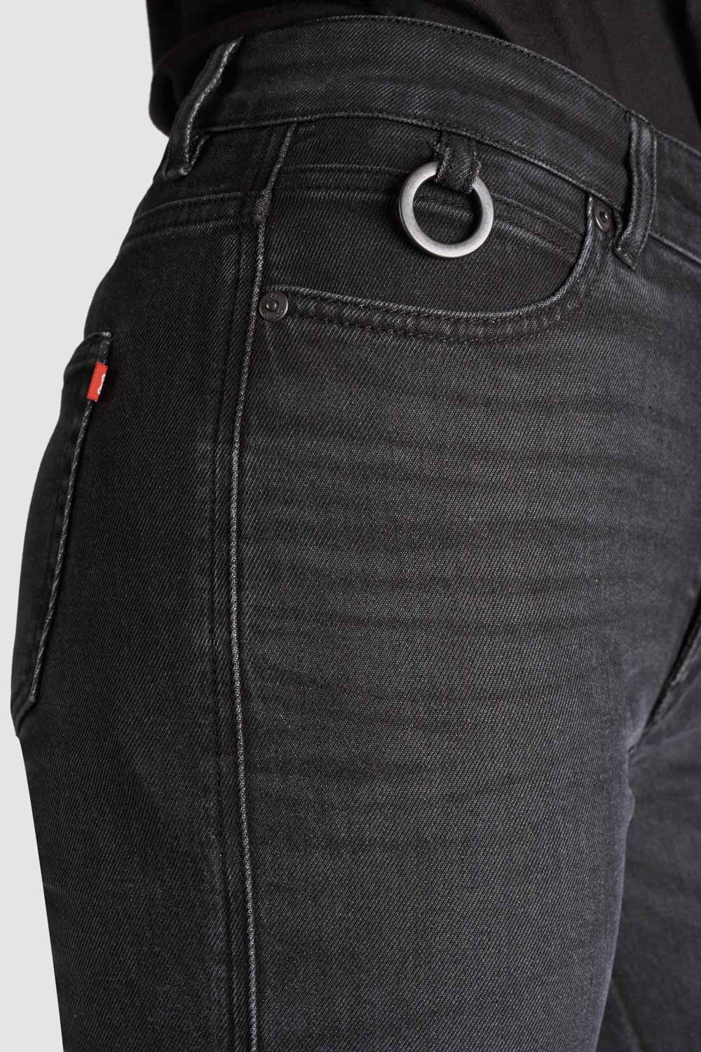 Pando Moto Kaya Ladies Slim Jean - Grey - Salt Flats Clothing