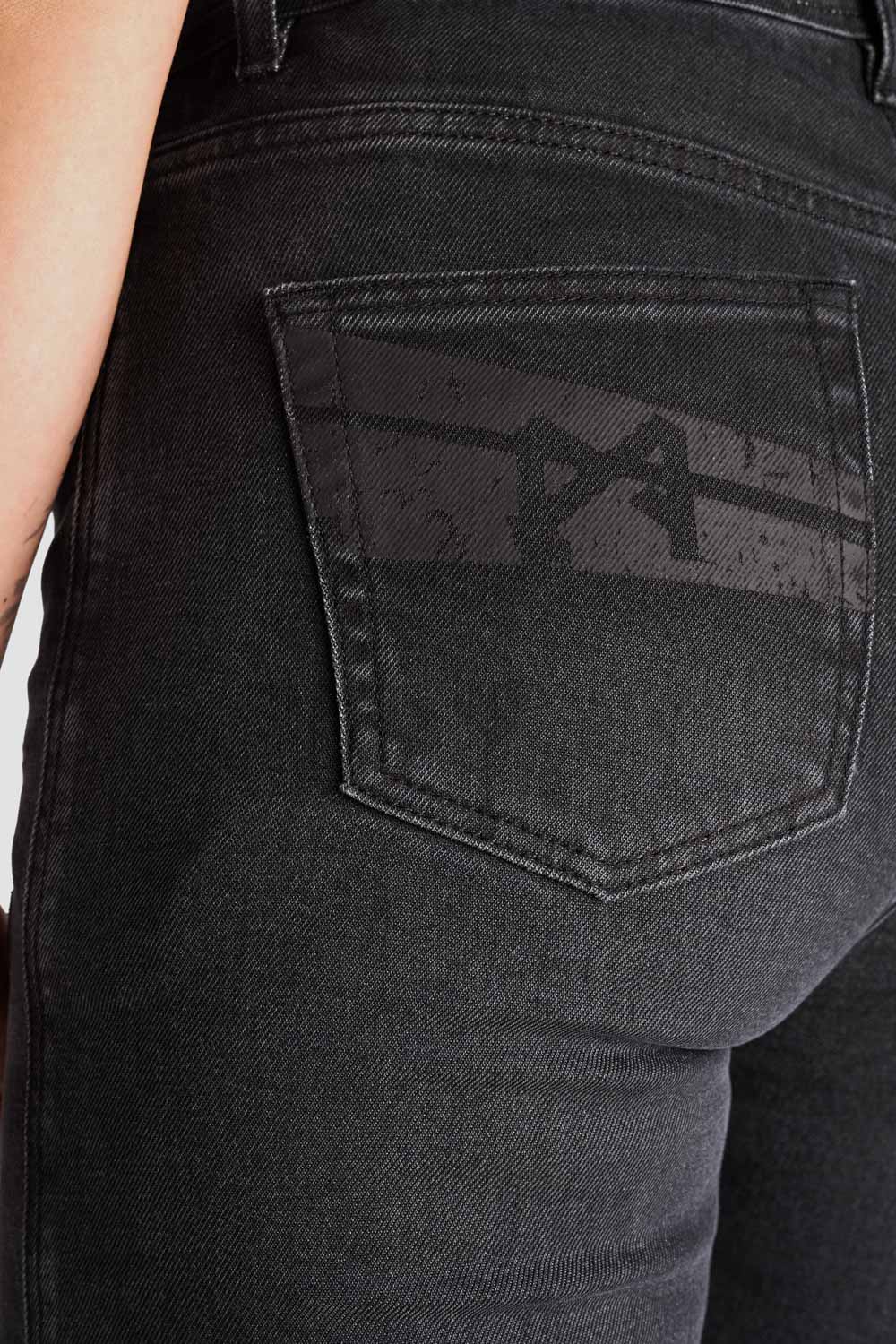 Pando Moto Kaya Ladies Slim Jean - Grey - Salt Flats Clothing