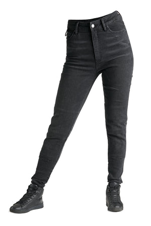 Pando Moto Kusari Cor 01 Skinny Ladies Jean - Black - Salt Flats Clothing