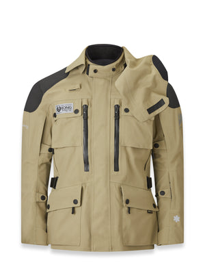 Belstaff Long Way Up Long Way Motorcycle Jacket Gore-Tex Pro 3L Sand - Salt Flats Clothing