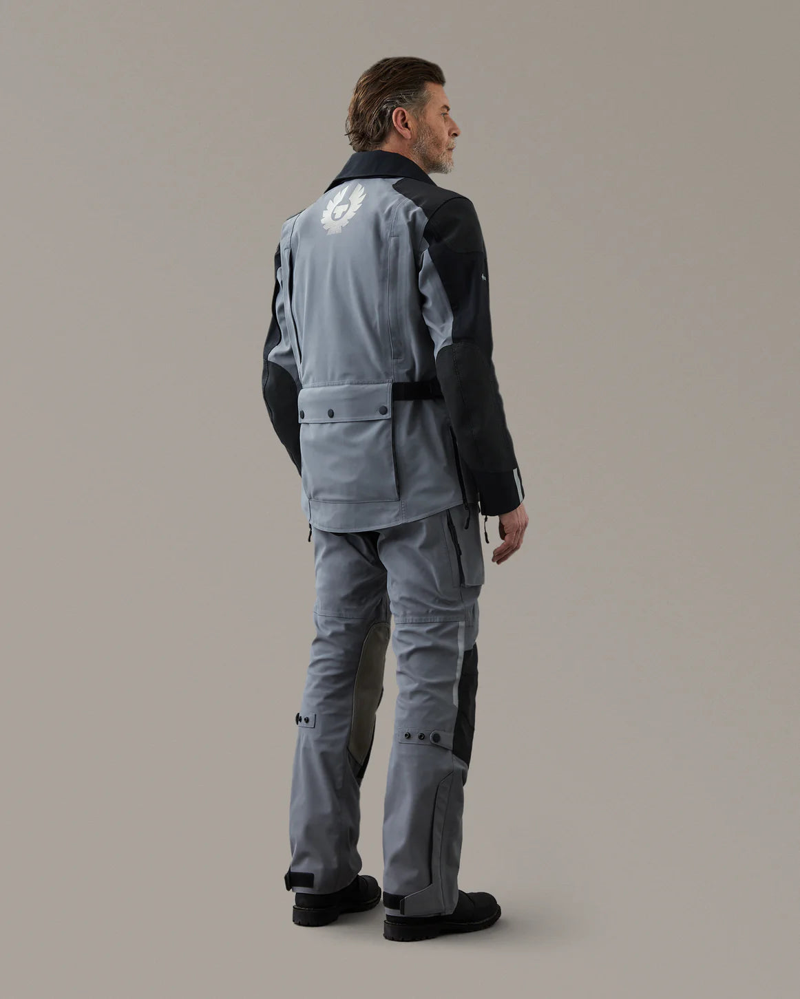 Belstaff Long Way Up Long Way Men's Jacket Gore-Tex Pro 3L Grey - Salt flats Clothing