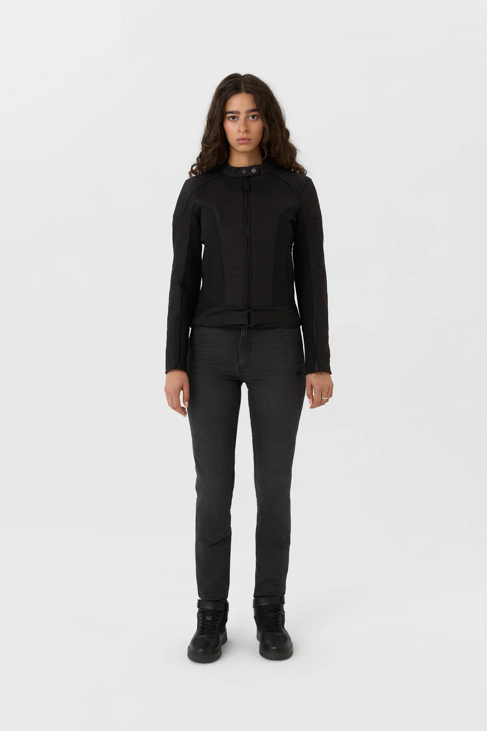 Pando Moto Luna AAA Ladies Jacket - Black - Salt Flats Clothing