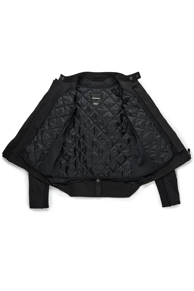 Pando Moto Luna AAA Ladies Jacket - Black - Salt Flats Clothing