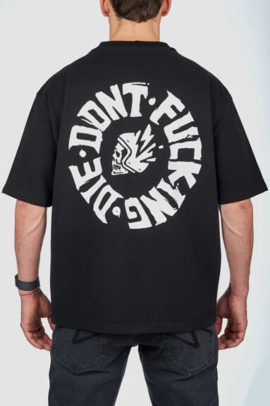 Pando Moto Luke Don't Die Oversized Unisex T'Shirt - Salt Flats Clothing
