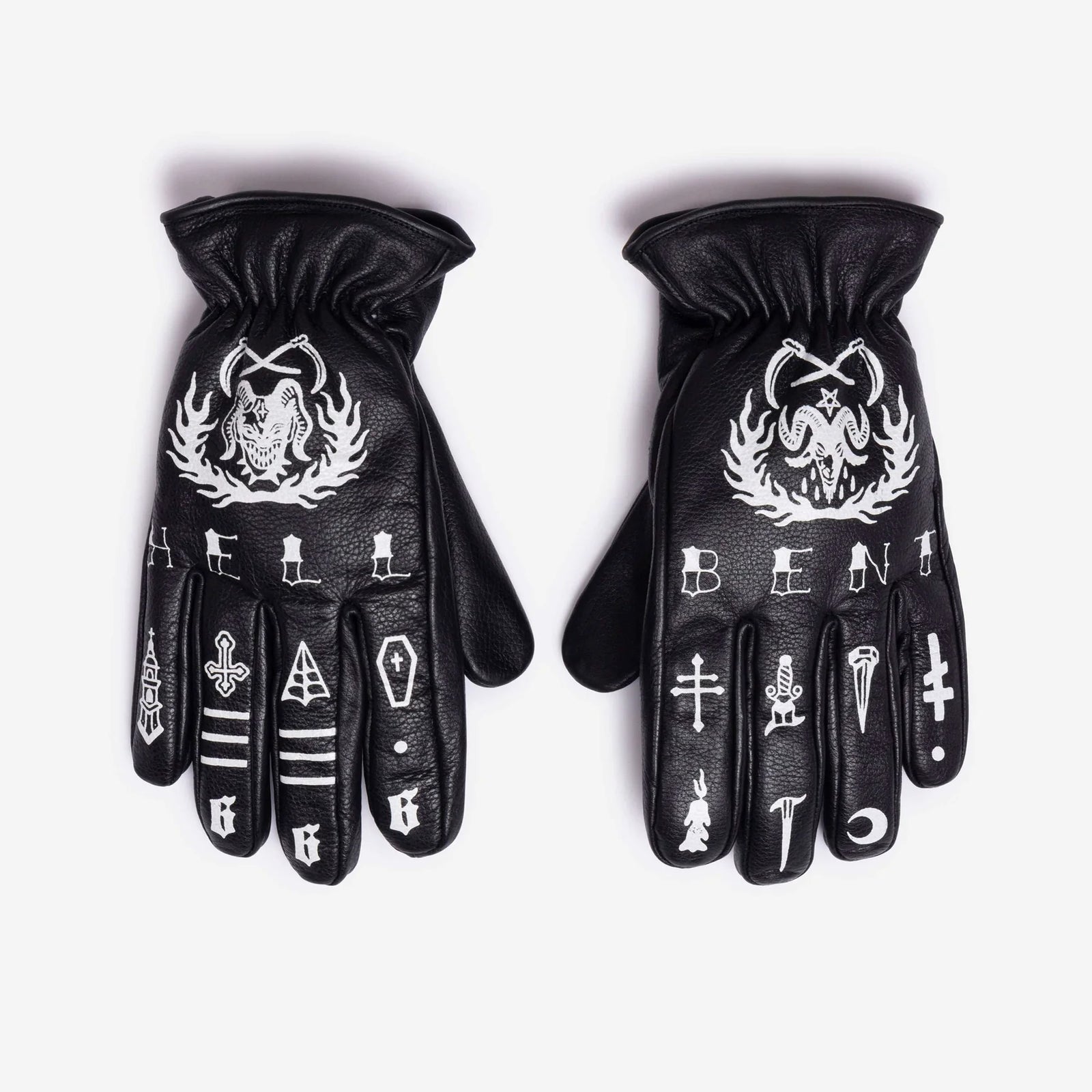 MacLeod Motor Co Hell Bent Gloves - Black - Salt Flats Clothing
