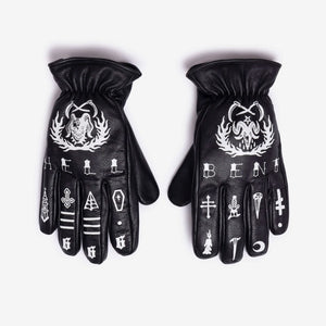 MacLeod Motor Co Hell Bent Gloves - Black - Salt Flats Clothing