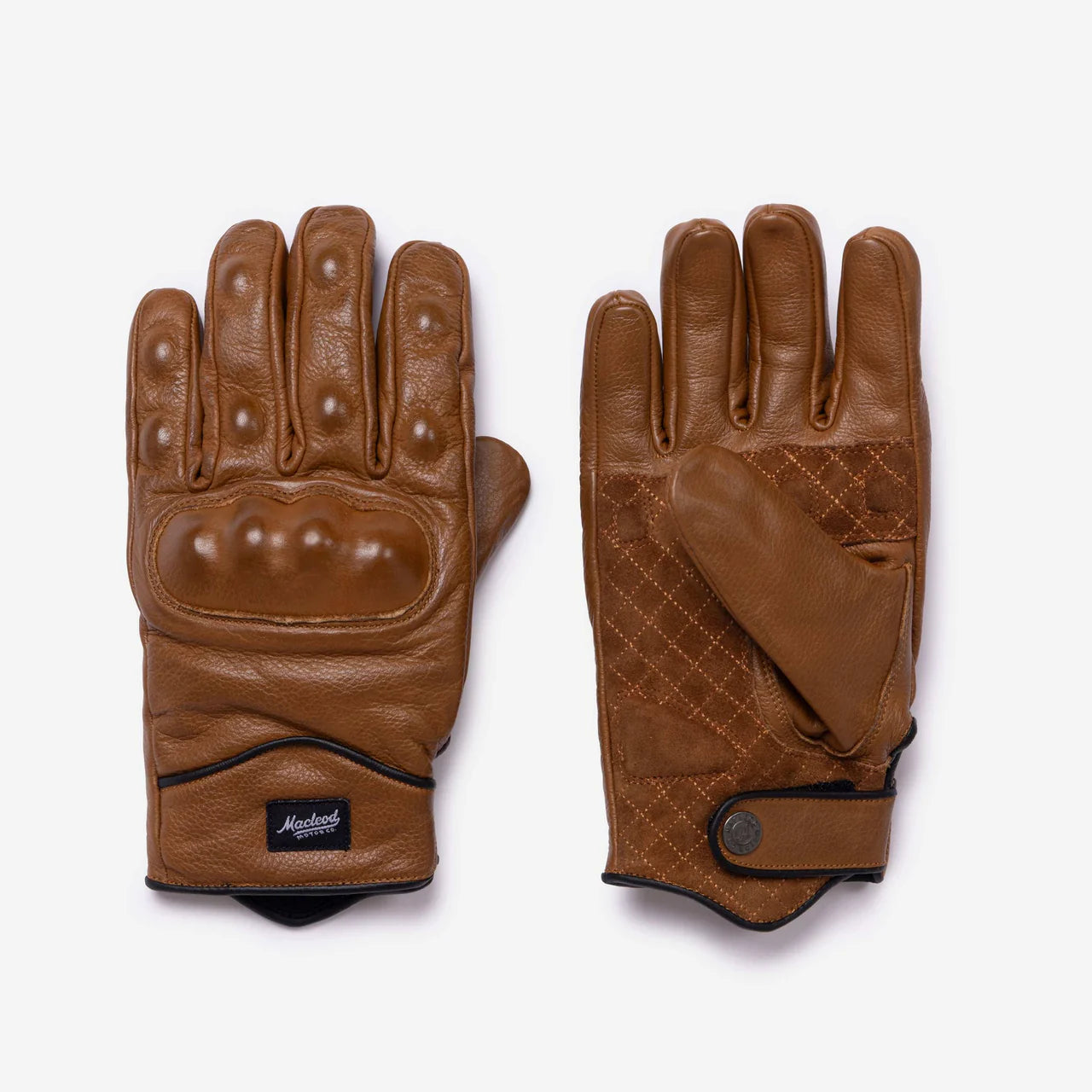 MacLeod Motor Co Rebel Men's KP Gloves - Brown - Salt Flats Clothing 