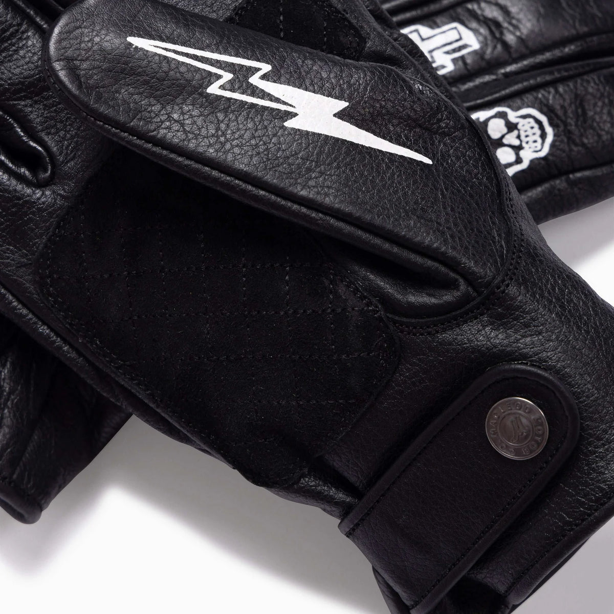 MacLeod Motor Co Memento Mori Gloves - Black - Salt Flats Clothing