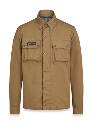 Belstaff Mansion Men's Shirt Olive - Salt Flats Clothing