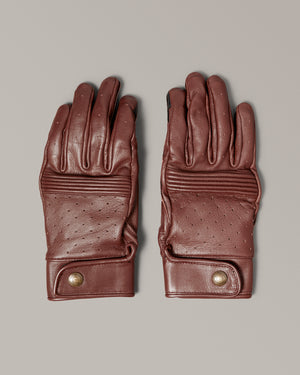 Belstaff Montgomery Glove - Oxblood - Salt Flats Clothing