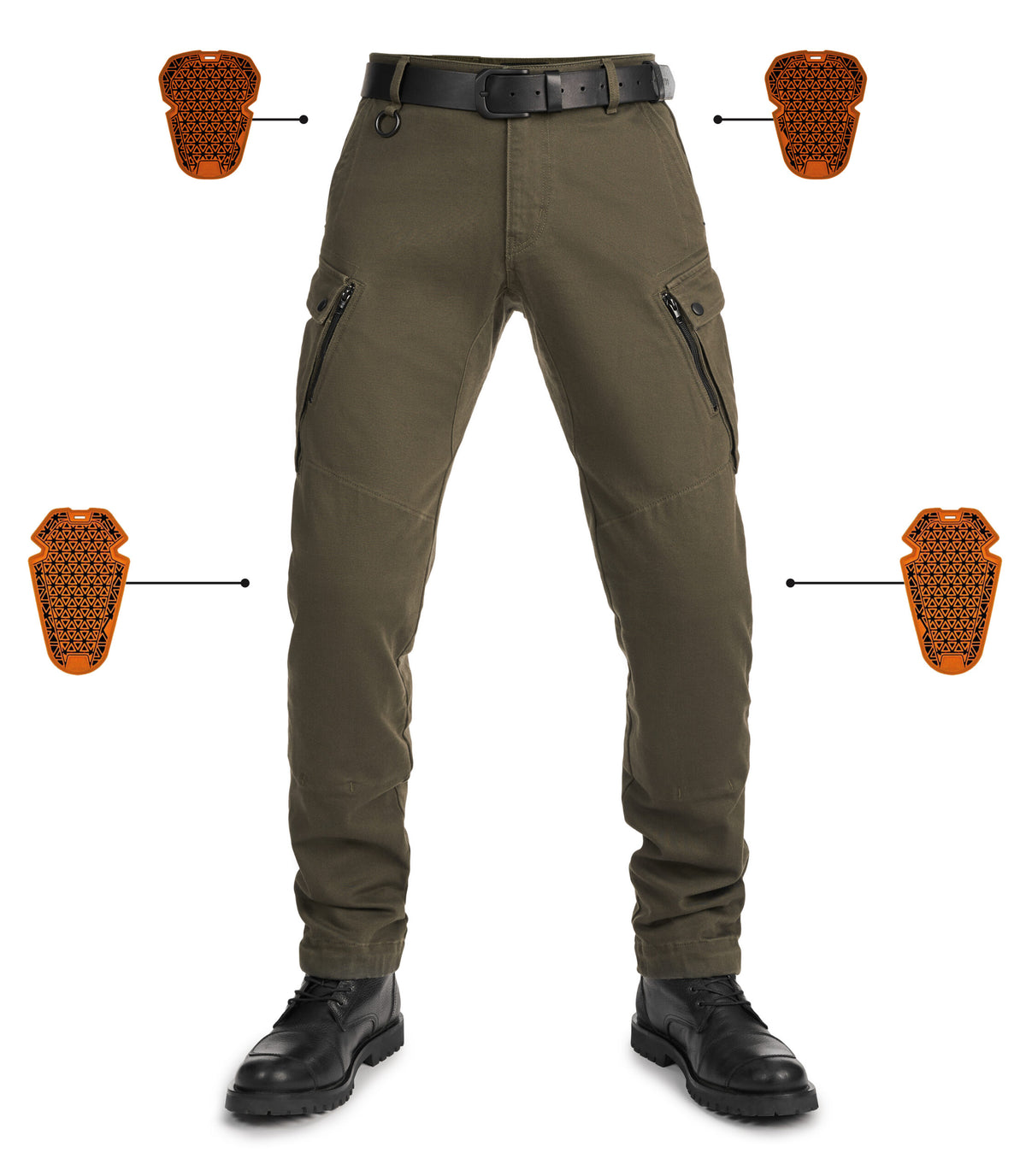 Pando Moto Mark AAA Men's Jean - Olive - Salt Flats Clothing