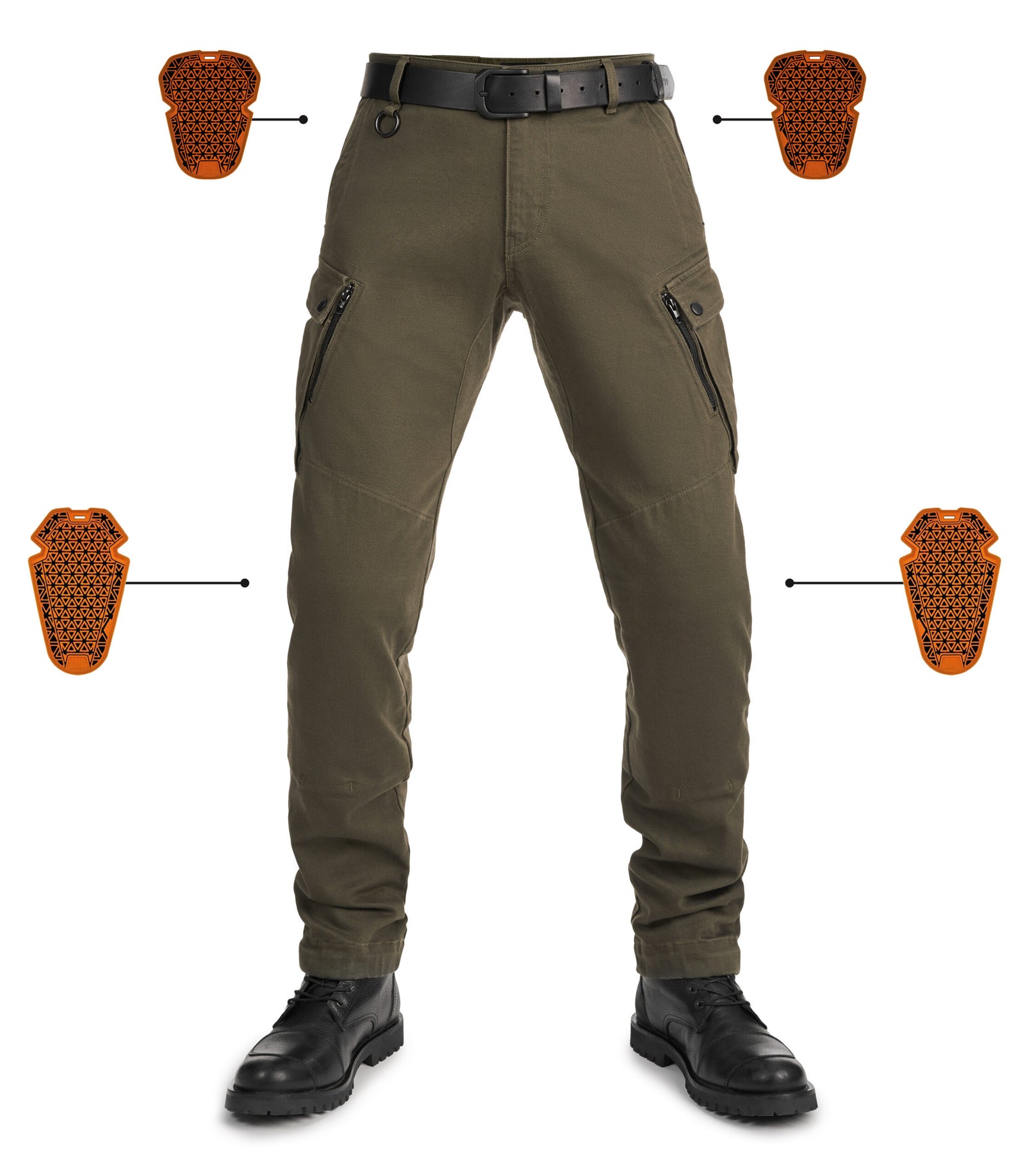 Pando Moto Mark AAA Men's Jean - Olive - Salt Flats Clothing