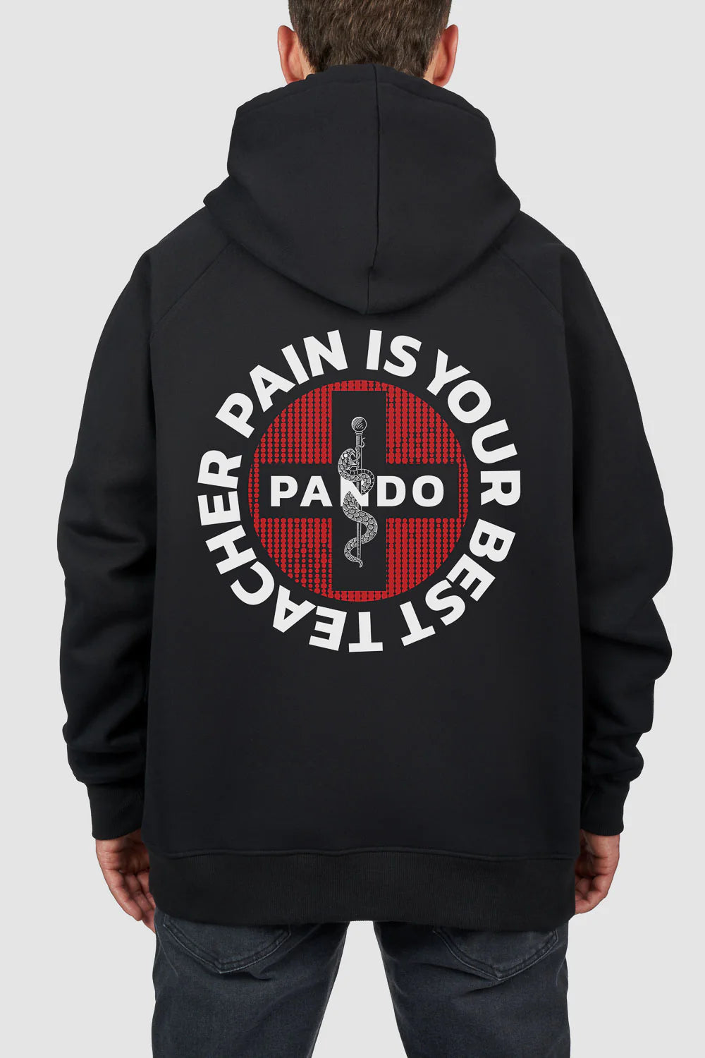 Pando Moto Max Pain Oversized Unisex Hoodie - Salt Flats Clothing