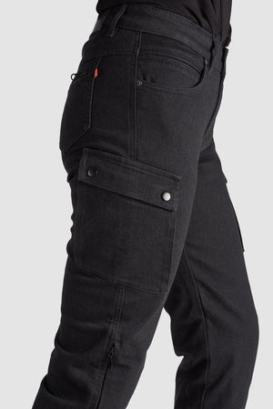 Pando Moto Mila Ladies Cargo - Black - Salt Flats Clothing