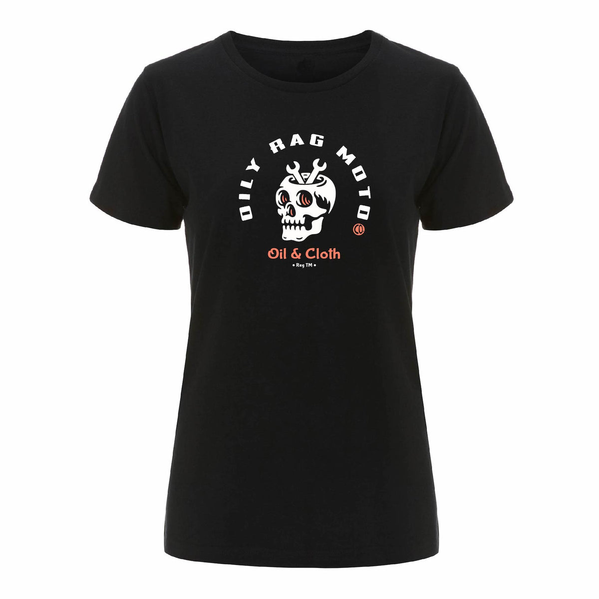 Oily Rag Ladies Moto Skull T'Shirt - Salt Flats Clothing