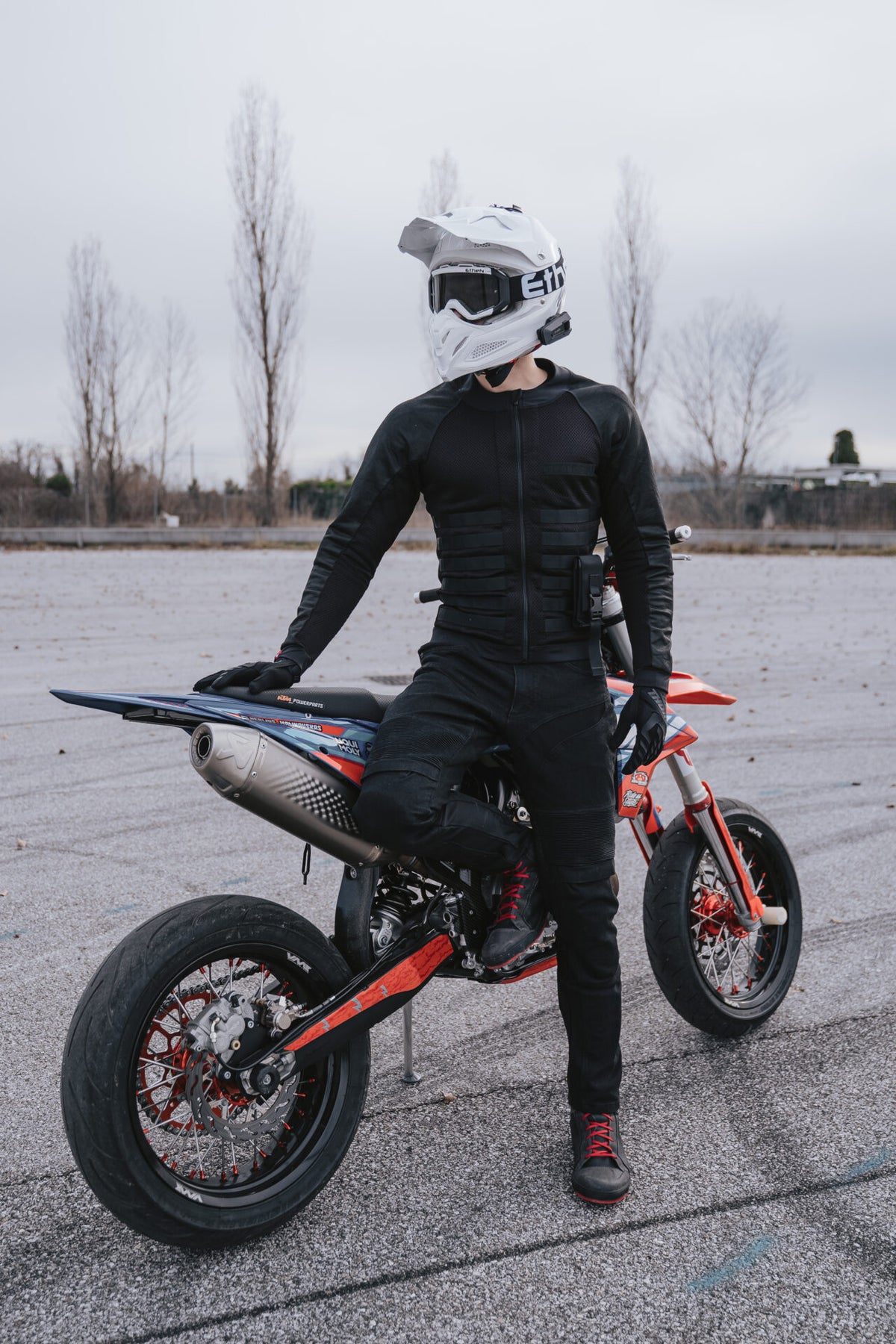 Pando Moto Commando UH Men's  Protetive Under Shirt - Black - Salt Flats Clothing