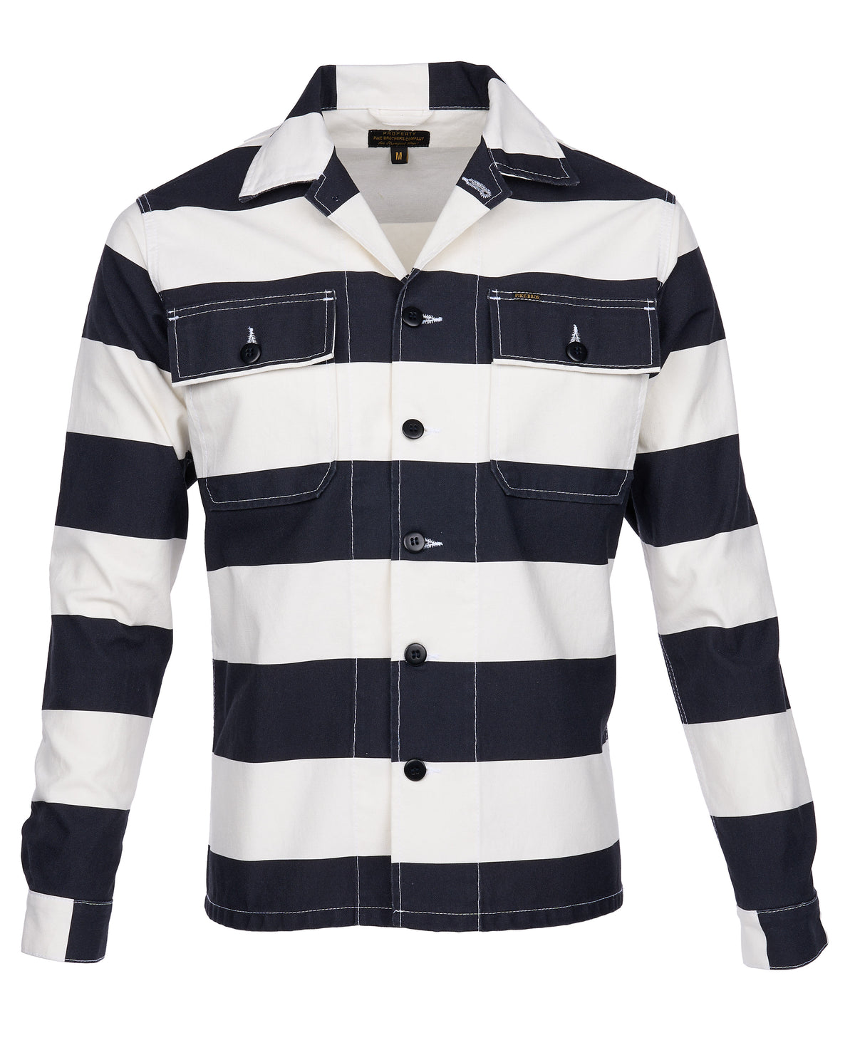 Pike Brothers 1962 OG-107 Alcatraz Men's Shirt - White - Salt Flats Clothing
