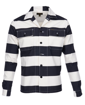 Pike Brothers 1962 OG-107 Alcatraz Men's Shirt - White - Salt Flats Clothing