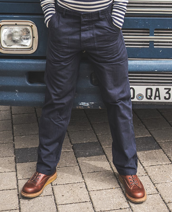 Pike Brothers 1962 OG-107 Trousers - Navy - Salt Flats Clothing