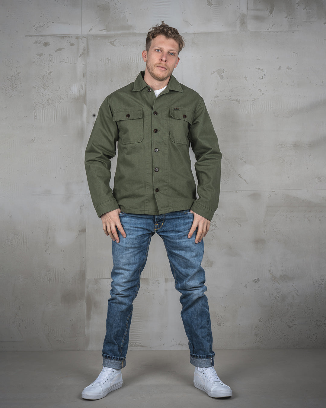 Pike Brothers 1962 OG-107 Shirt - Olive - Salt Flats Clothing