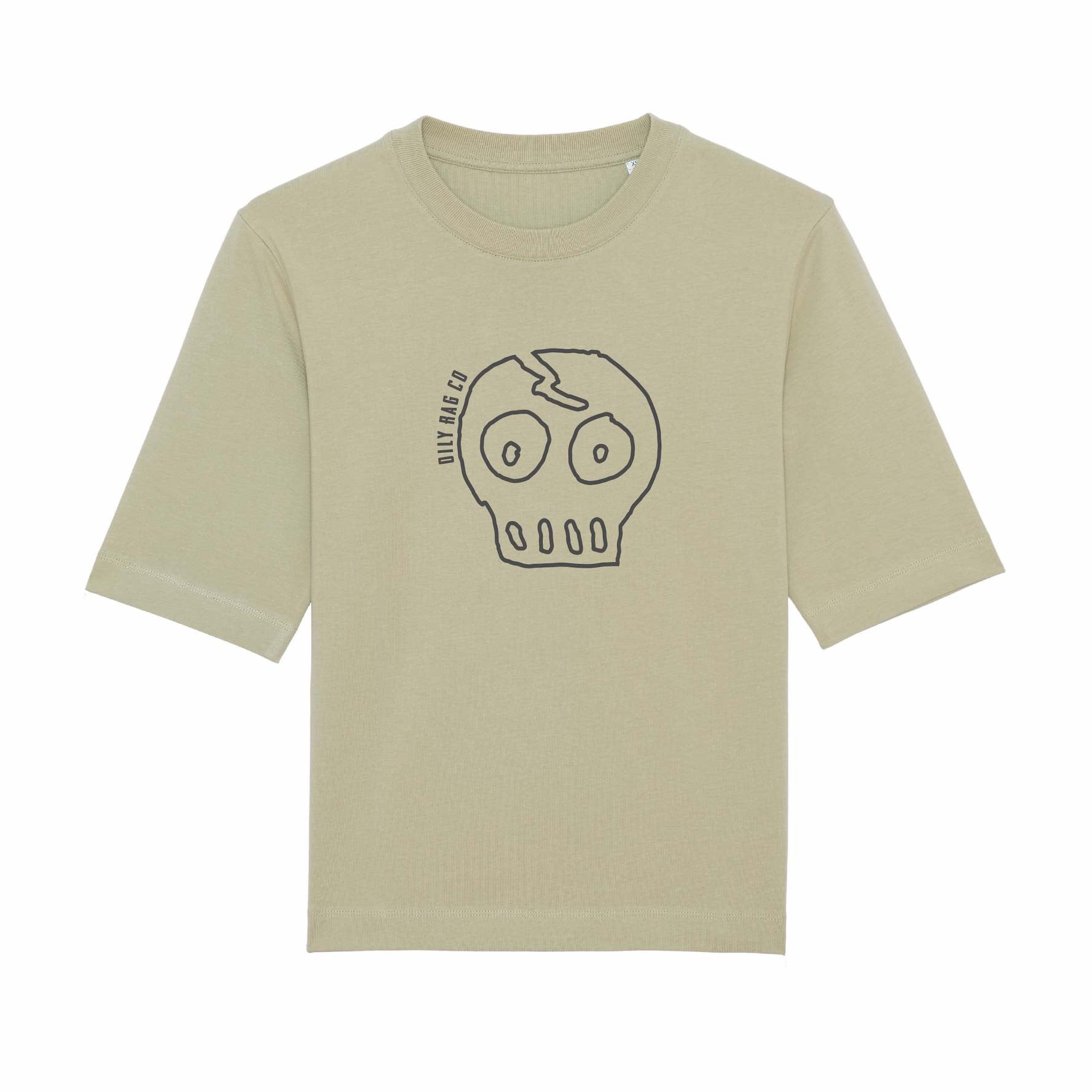Oily Rag Ladies Noggin - Boxy Heavy T'Shirt