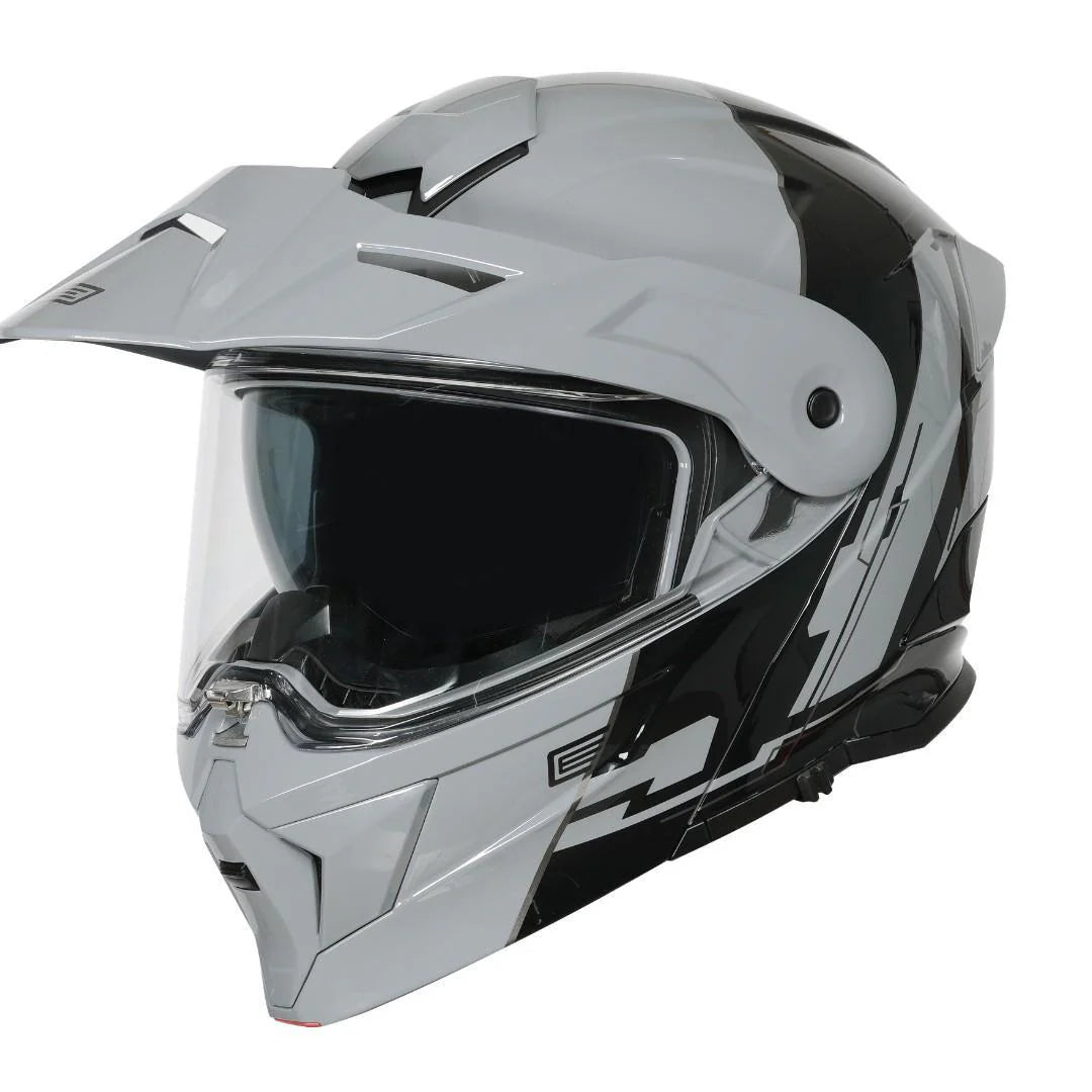 Origine Adventure 22.06 Full Face Flip Helmet - Cyborg Grey Black - Salt Flats Clothing