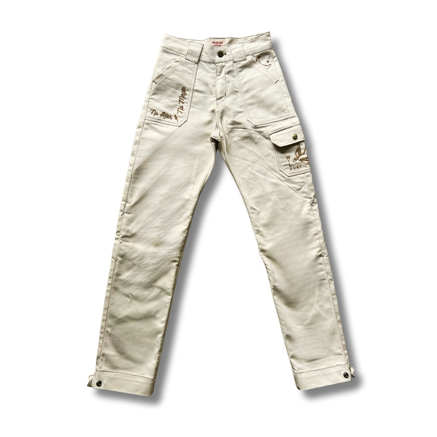 Wildust Sisters  Overland Ladies Cargo Trousers - Ivory - Salt Flats Clothing