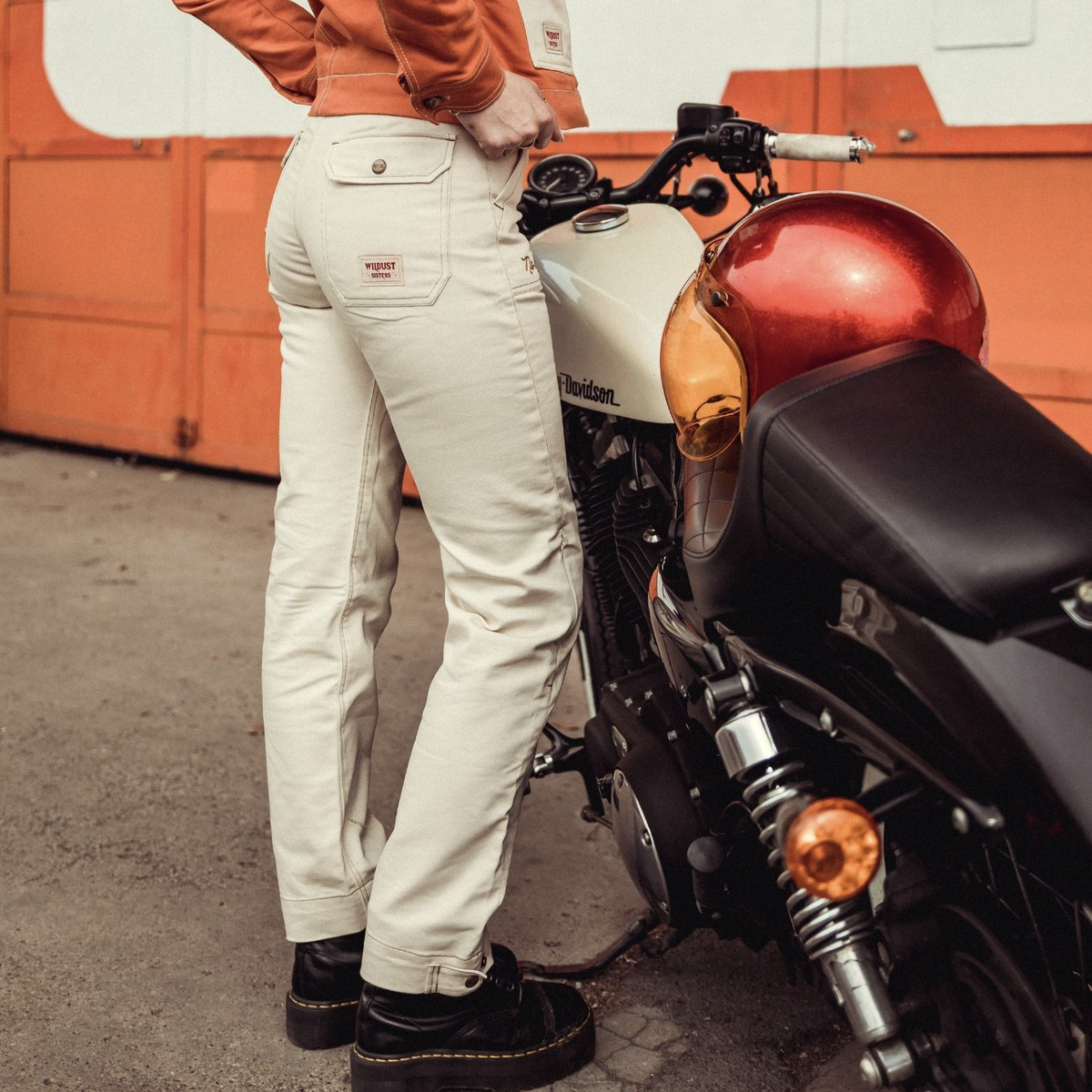 Wildust Sisters  Overland Ladies Cargo Trousers - Ivory - Salt Flats Clothing