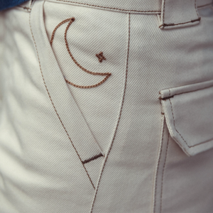 Wildust Sisters  Overland Ladies Cargo Trousers - Ivory - Salt Flats Clothing