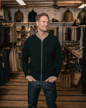 Pike Brothers 1943 C2 Sweater - Black - Salt Flats Clothing