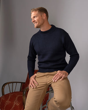 Pike Brothers 1941 USN Seaman Sweater Navy - Salt Flats Clothing