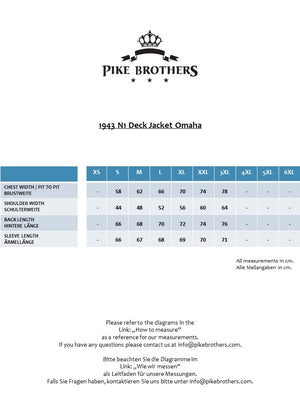 Pike Brothers 1943 N1 Deck Omaha - Salt Flats Clothing