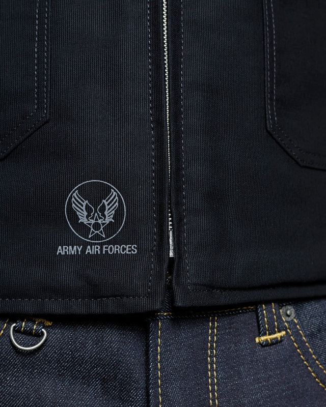 Pike Brothers 1942 C2 Vest Waxed Cotton - Navy - Salt Flats Clothing