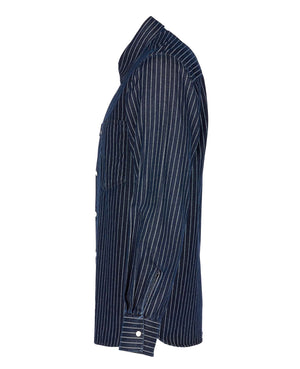 Pike Brothers 1937 Roamer Shirt - Blue Wabash Denim - Salt Flats Clothing