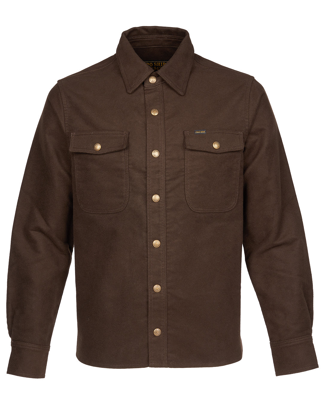 Pike Brothers CPO Moleskin Shirt - Soil Brown - Salt Flats Clothing