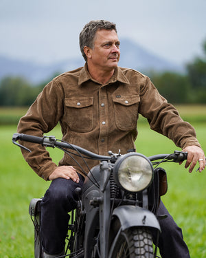 Pike Brothers 1943 CPO Cord Shirt - Light Brass - Salt Flats Clothing