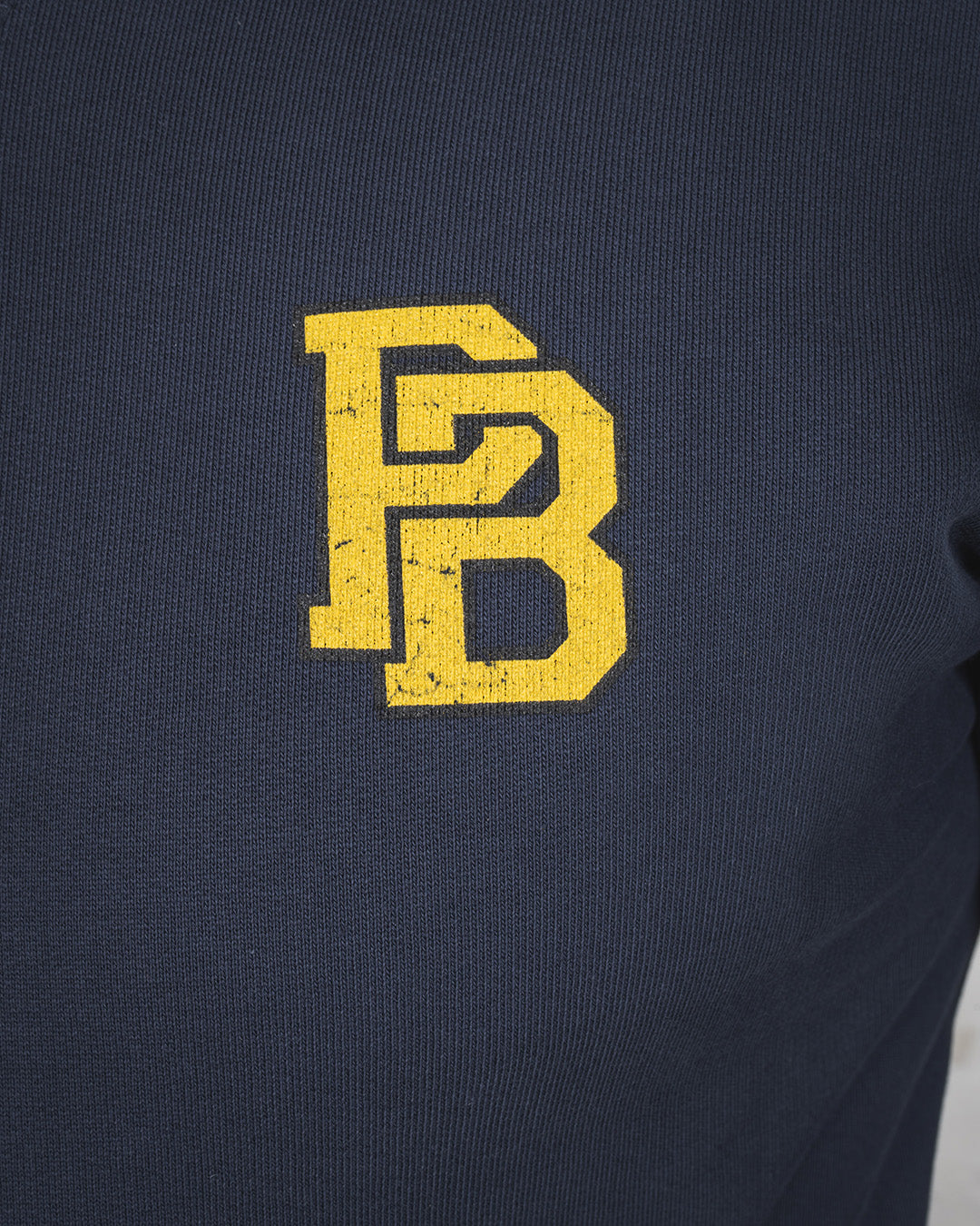 Pike Brothers 1945 Logo Sweater - Navy - Salt Flats Clothing