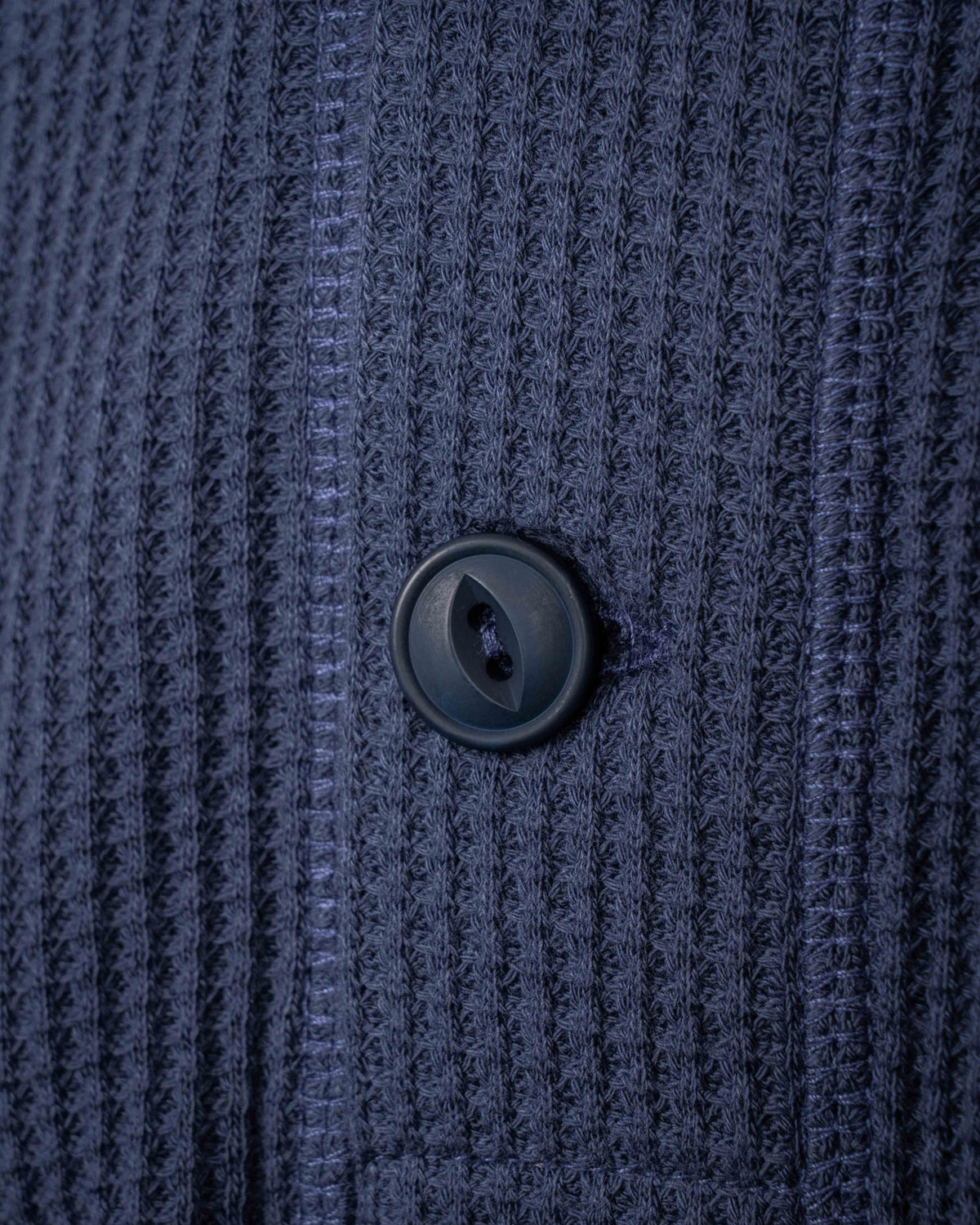 Pike Brothers 1936 Waffle Long Sleave Top - Shadow Blue - Salt Flats Clothing