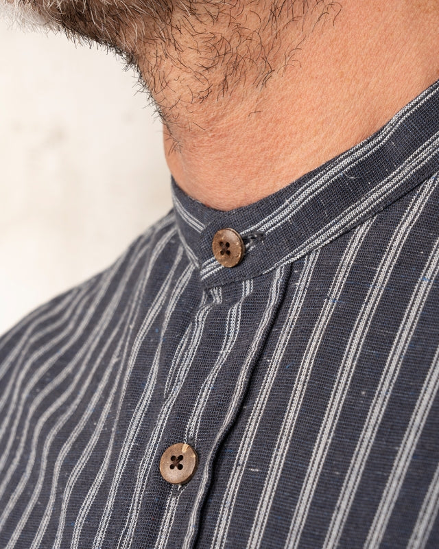 Pike Brothers 1923 Buccanoy Shirt - Beppu Blue - Salt Flats Clothing