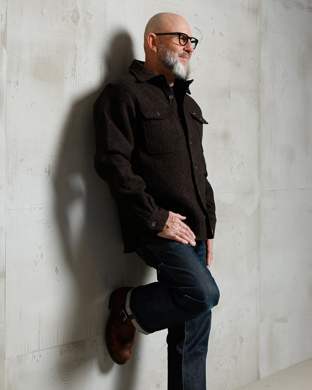 Pike Brothers 1943 CPO Wool Shirt - Atlanta Brown - Salt Flats Clothing 