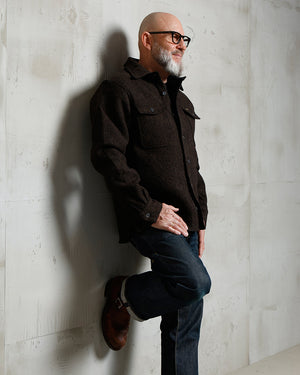 Pike Brothers 1943 CPO Wool Shirt - Atlanta Brown - Salt Flats Clothing 