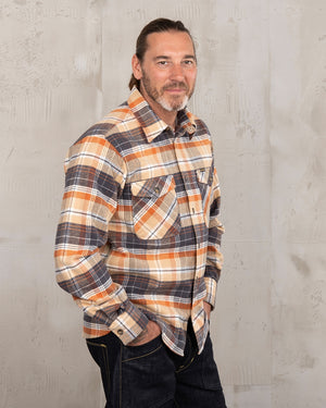 Pike Brothers 1943 CPO Barrow Shirt - Orange - Salt Flats Clothing