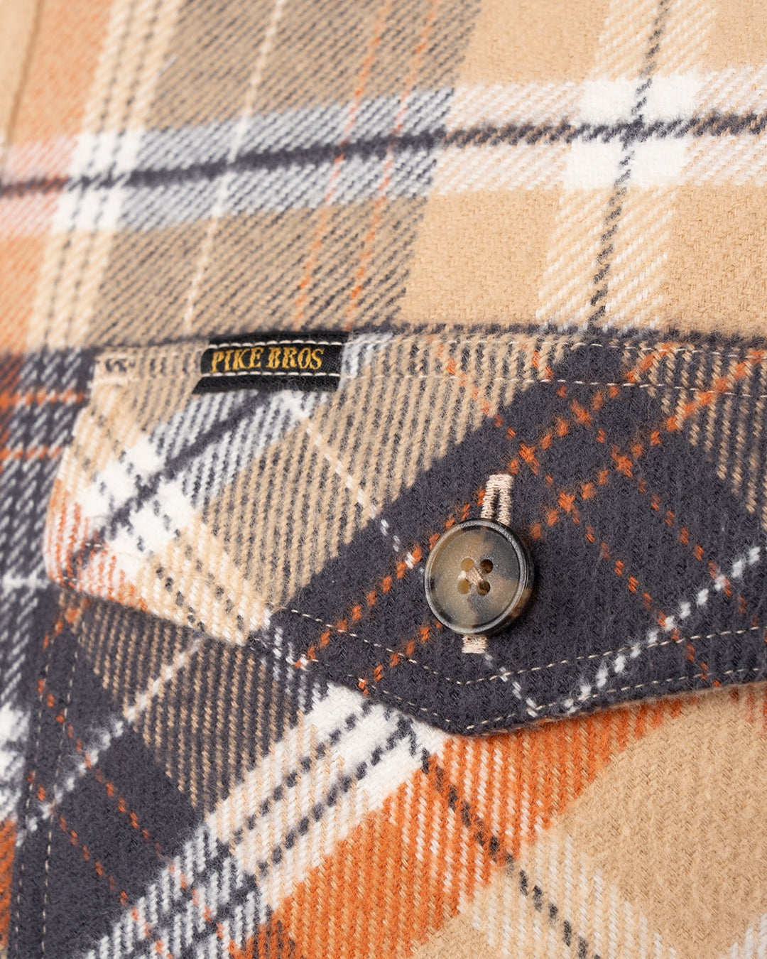 Pike Brothers 1943 CPO Barrow Shirt - Orange - Salt Flats Clothing