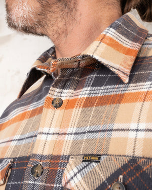 Pike Brothers 1943 CPO Barrow Shirt - Orange - Salt Flats Clothing