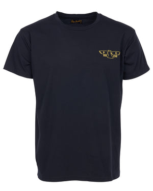 Pike Brothers 1969 Sports Men's T'Shirt Eagle - Black - Salt Flats Clothing